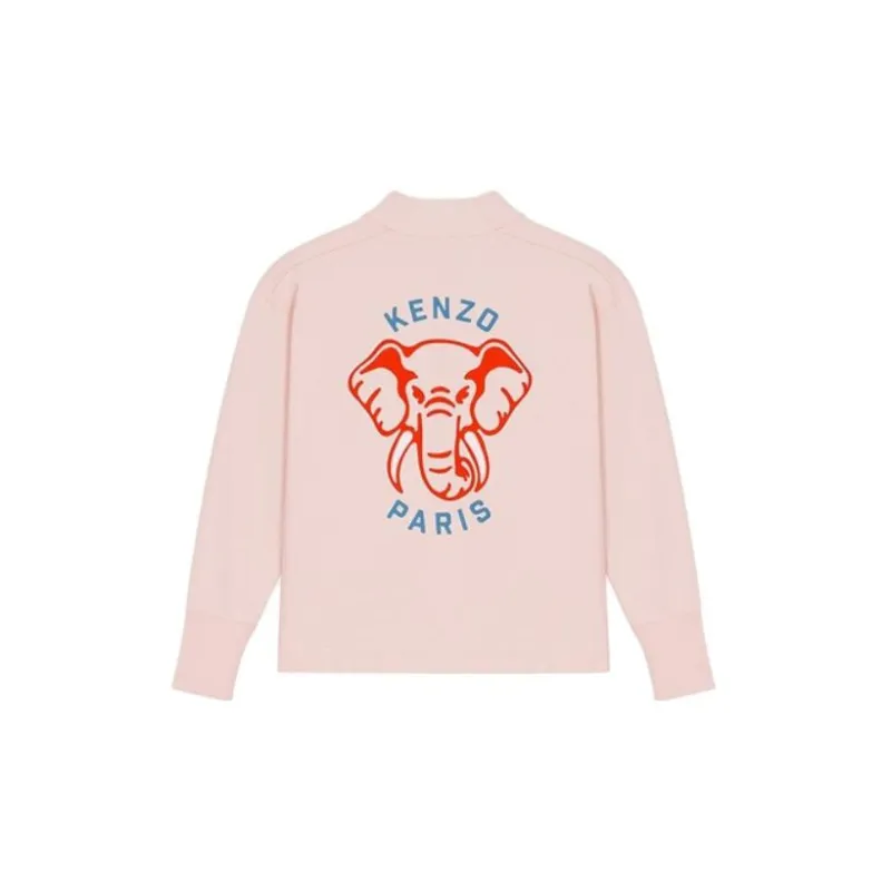 KENZO Varsity Jungle Cotton Cardigan-1