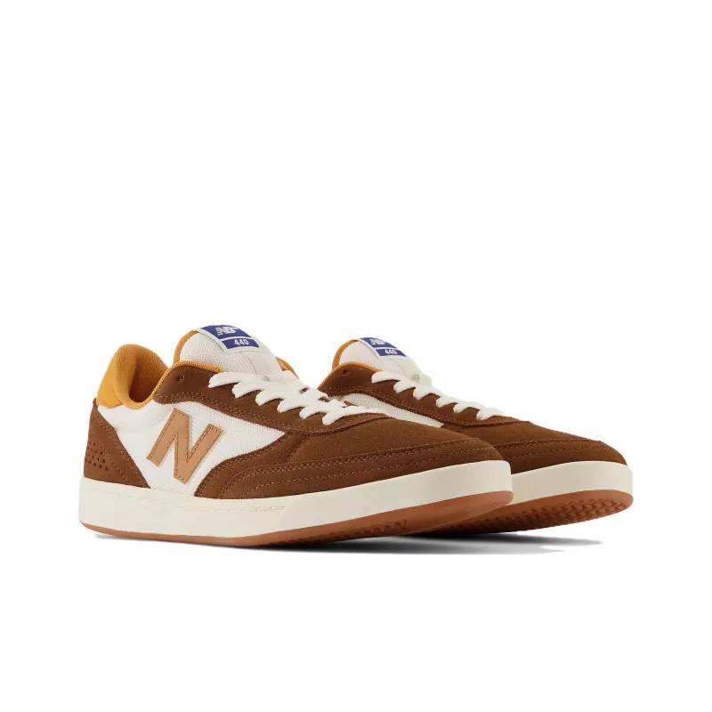 New Balance NB 440 Slip-Resistant Cushioning Abrasion-Resistant Low-Top Skateboard Shoes Unisex Beige Brown-2