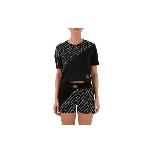 EMPORIO ARMANI Crop Tops Women's Black