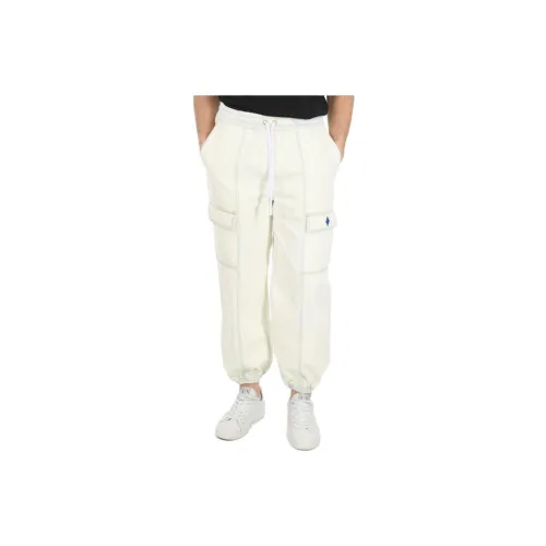 Marcelo Burlon Knitted Sweatpants Men White