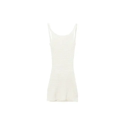 MIMOSA CHUR Slip Dresses Women's White