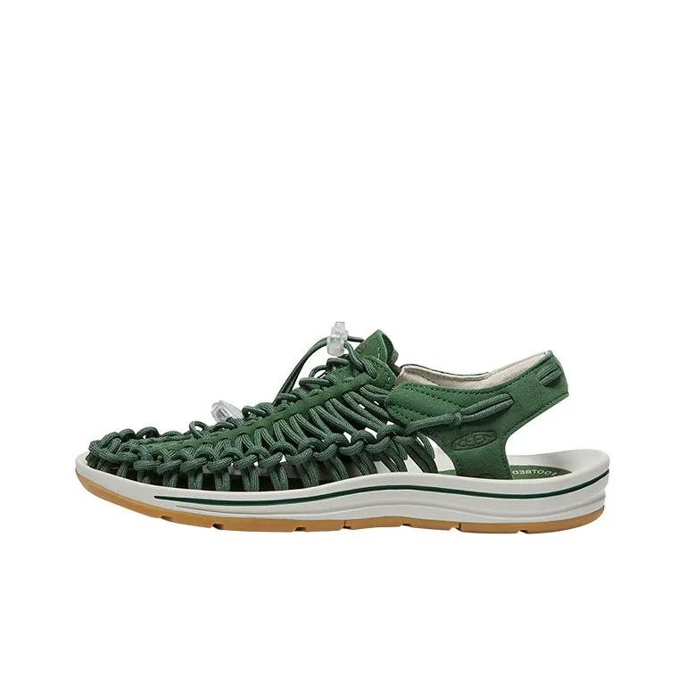 KEEN Uneek River Trekking Shoes Women's Green, White-0