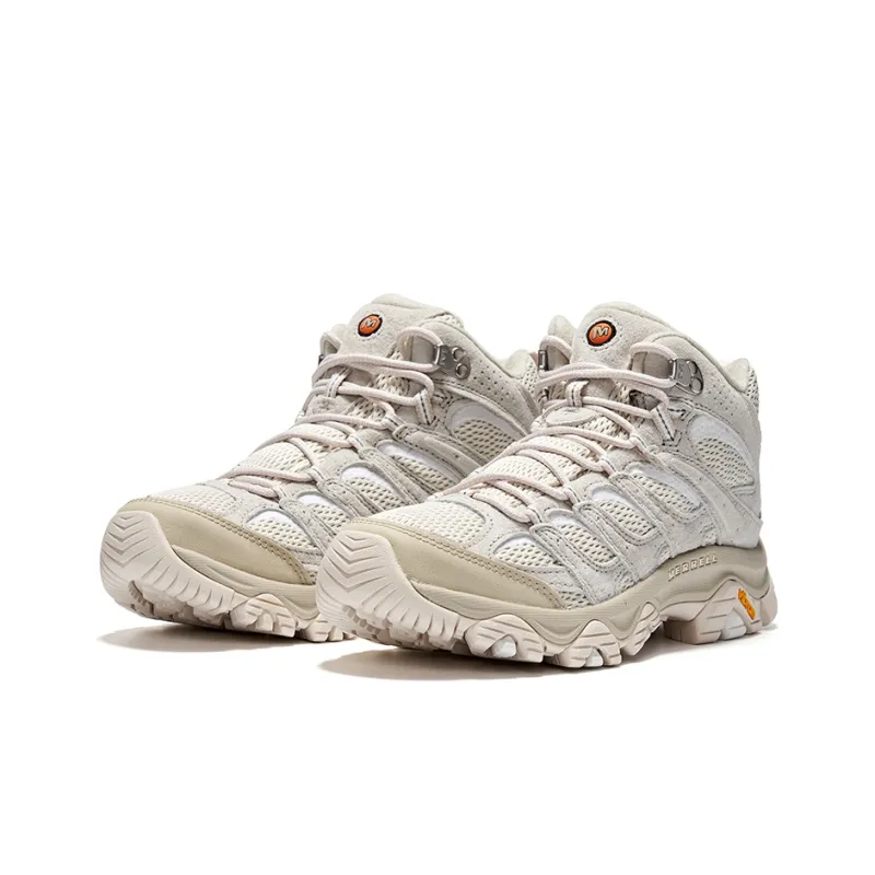 MERRELL MOAB 3 Mid Top Outdoor Shoes Men's Ecru-1