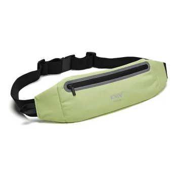 KMV Polyester Cell Phone Pouch Sports Fanny Pack Unisex Avocado Green, Black Pine, Peach Pink