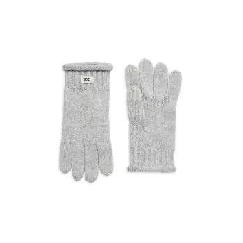 UGG Knit Gloves Unisex Gray