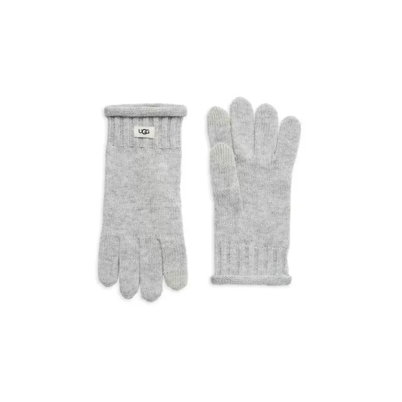 UGG Knit Gloves Unisex Gray-0