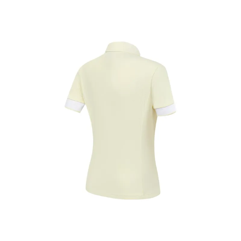 FILA Polo Shirt Women's Pear Blossom Yellow-2