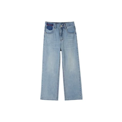 MITUAN Jeans Women's Vintage Light Blue