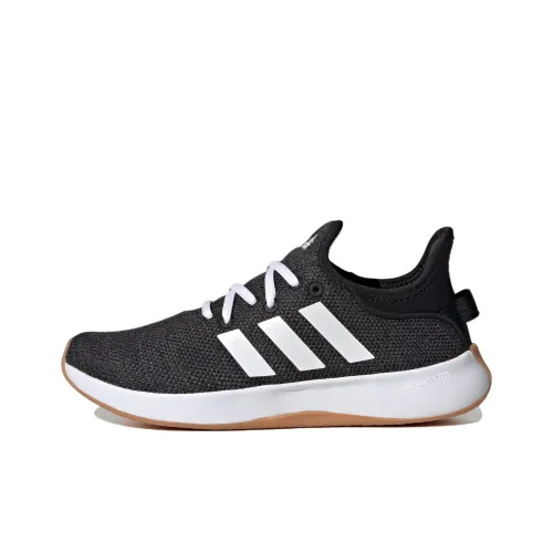 Adidas Cloudfoam Pure Core Black Cloud White Grey Women's