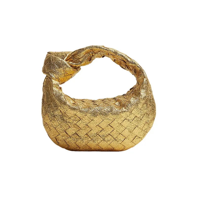 Bottega Veneta JODIE Lamb Leather Handbag Mini Women's Gold-0