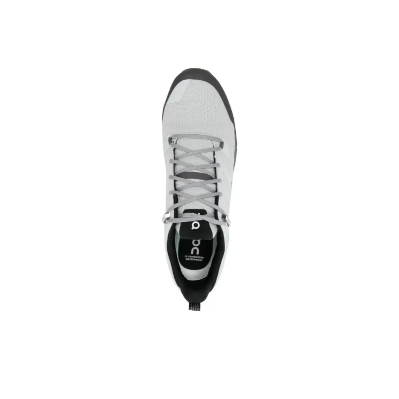 On Cloudvista 2 Anti Slip Wear Resistant Low Top Running Shoes Men's White Gray-3