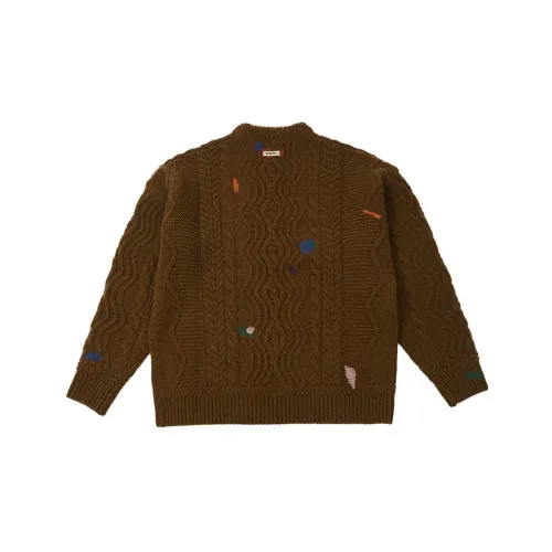 ADER ERROR Sweaters Unisex Coffee