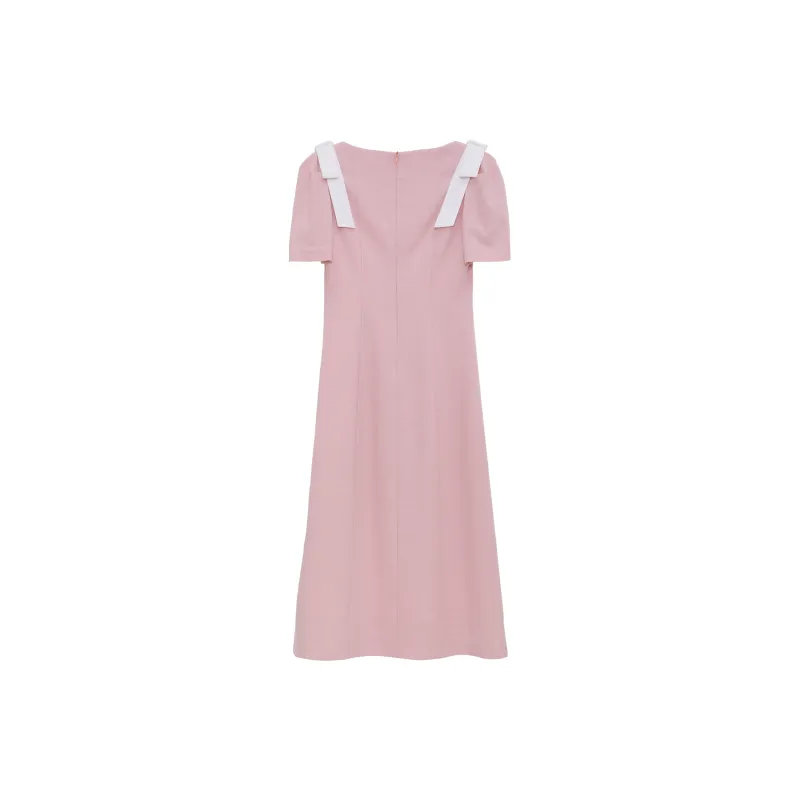 Fstudio Short Sleeved Dresses Women's Pink-1