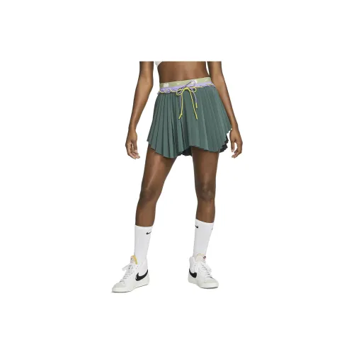 Nike X Naomi Osaka Co-branded Series Casual Short Skirts Women's Spruce Green