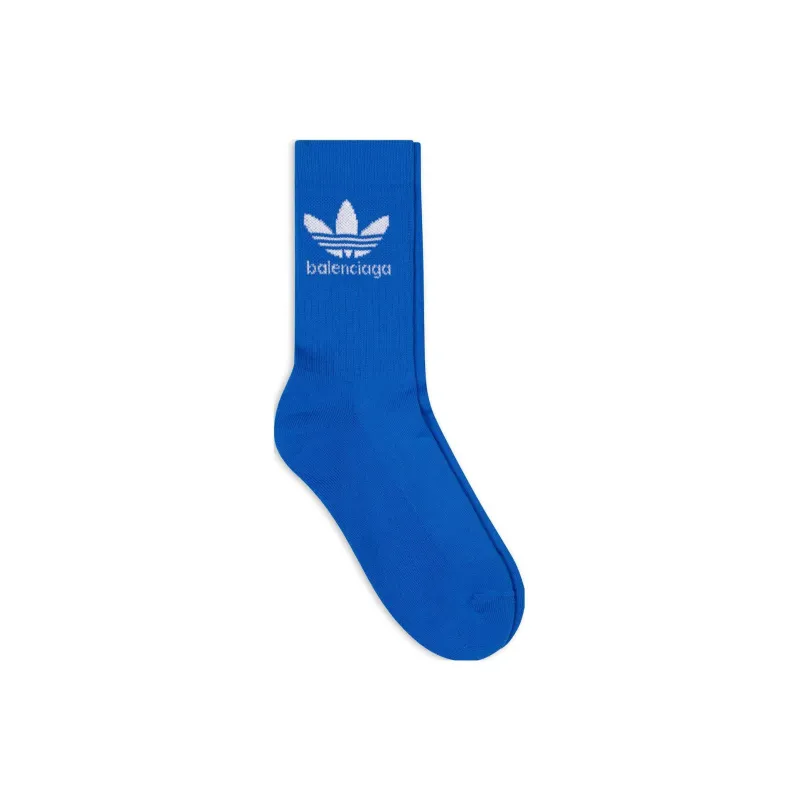 Balenciaga x Adidas Originals Knee High Socks Men's 1 Pack Blue-1