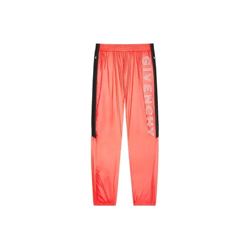 Givenchy Knitted Sweatpants Men Orange Yellow