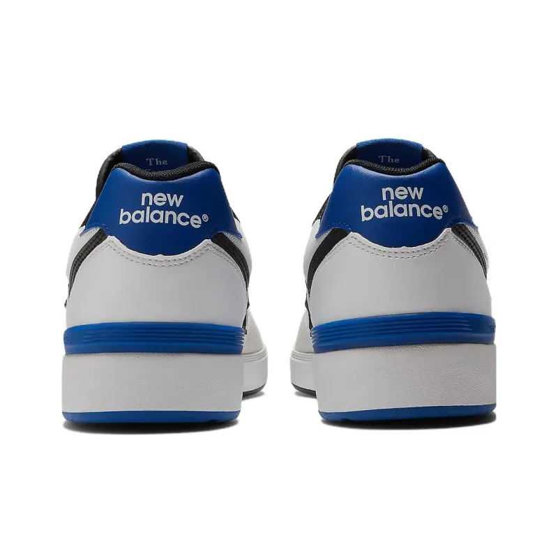 New Balance NB 574 Slip Resistant Cushioning Wear Resistant Low Top Skateboard Shoes Unisex White Blue-4