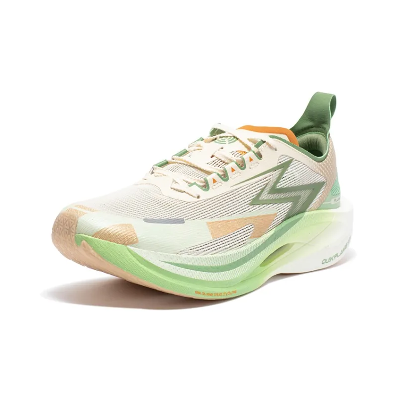 361° Fly Burn 2.5 Running Shoes Unisex Low Top Beige/Green-1