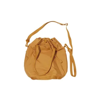 UNIQLO Polyamide Bucket Bag, Shoulder Bag, Crossbody Bag Regular Women's Earth Yellow