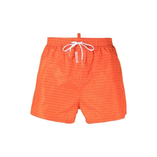 DSQUARED 2 Swimming Shorts Men Orange