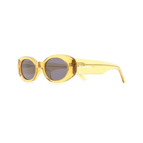 PALM ANGELS Eyewear Spirit Oval-frame Sunglasses