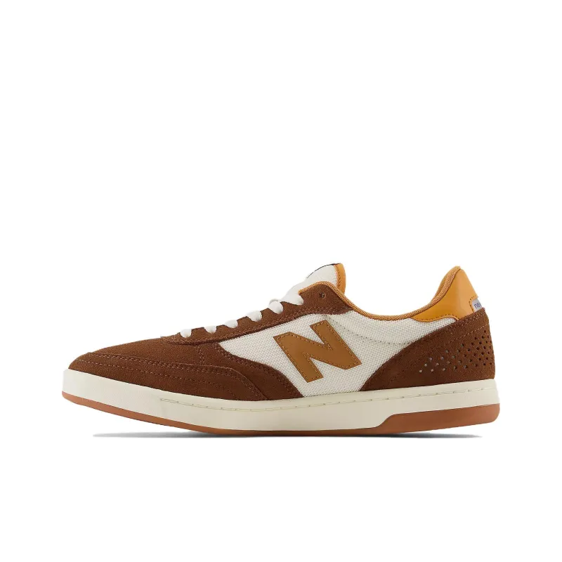 New Balance NB 440 Slip-Resistant Cushioning Abrasion-Resistant Low-Top Skateboard Shoes Unisex Beige Brown-0