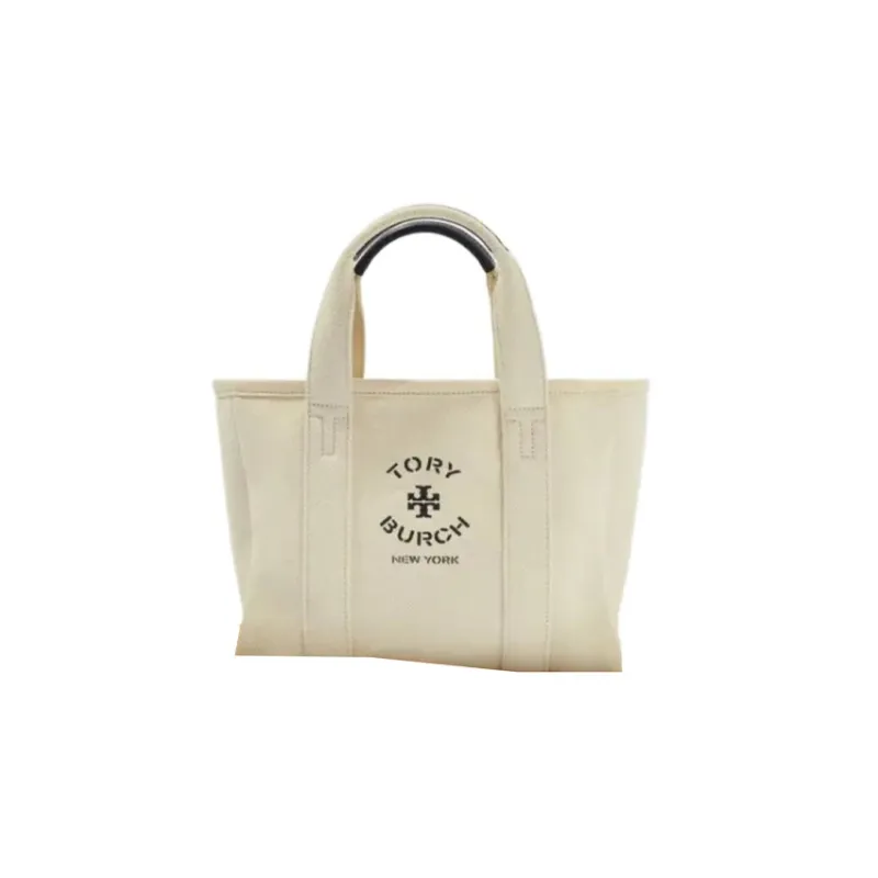 TORY BURCH MERCER Canvas Canvas Bag Handbags Mini Women's Ecru-2