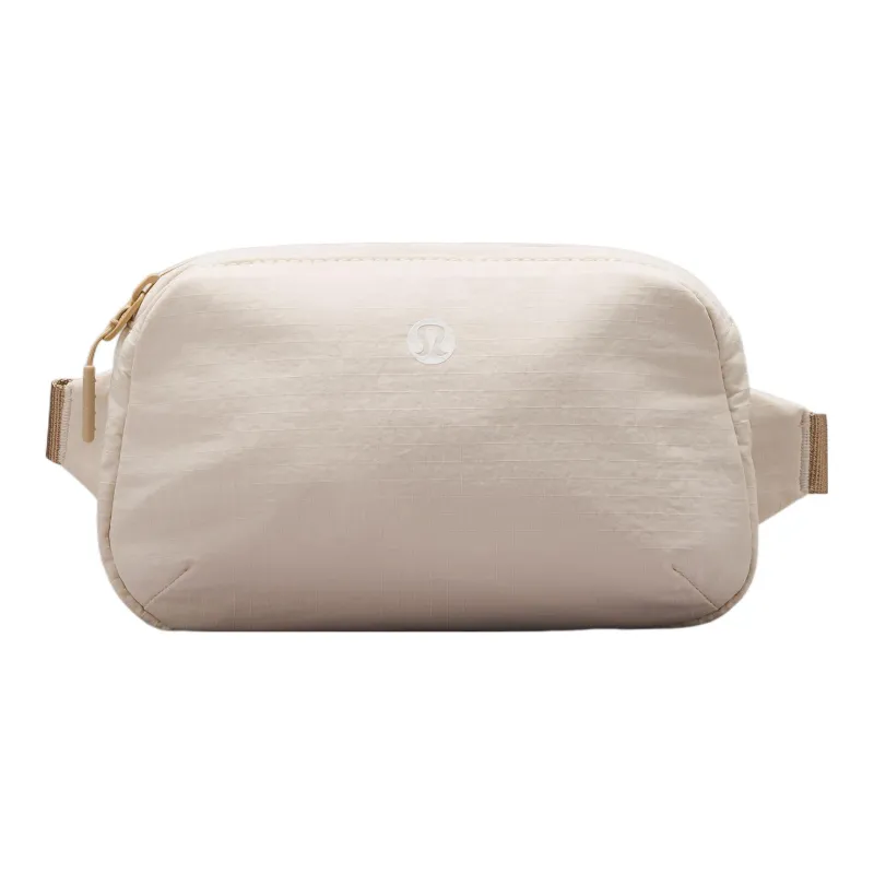Lululemon Nylon Portable One Shoulder Crossbody Fanny Pack Backpack Women's Ivory & Light Camel-2