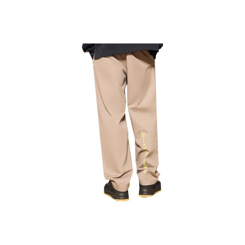 Anta Sports Life Collection Knitted Sweatpants Unisex Linen Gray-1
