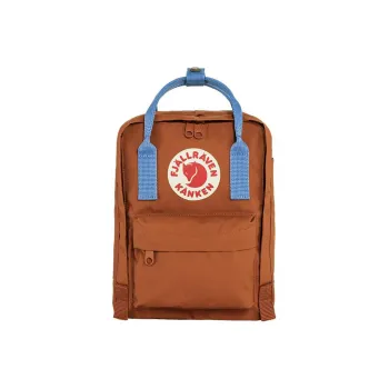 Fjallraven Kanken Polyvinyl Alcohol Fiber Backpack Mini Unisex Terracotta Brown/lapis Lazuli