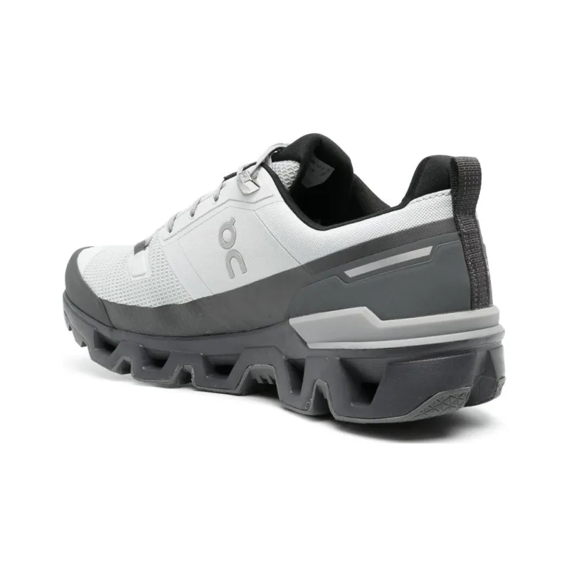 On Cloudvista 2 Anti Slip Wear Resistant Low Top Running Shoes Men's White Gray-2