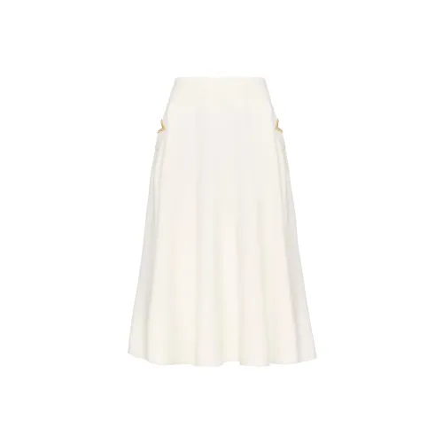 Valentino Casual Long Skirts Women's Off White