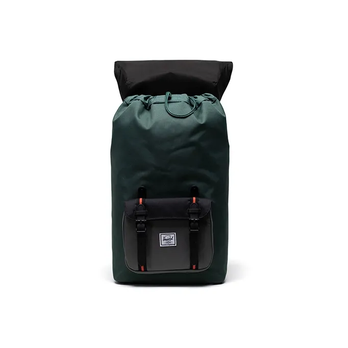 Herschel Polyester Backpack Large Size Unisex Deep Forest Green-4