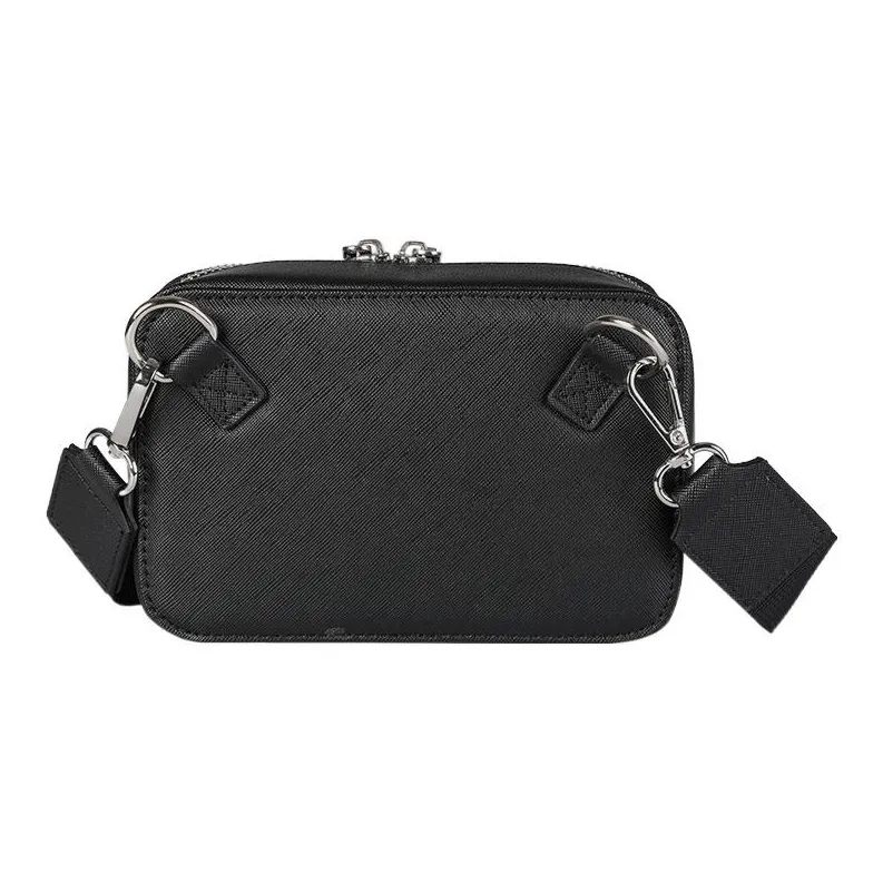 PEAK Fabric Cell Phone Pouch Crossbody Bag Shoulder Bag Regular Unisex Black-1