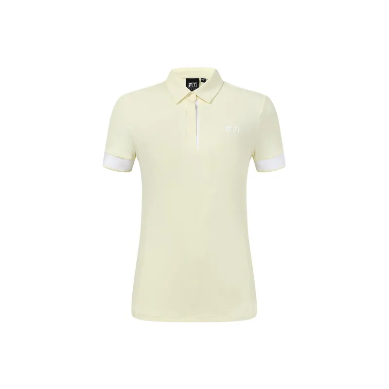 FILA Polo Shirt Women's Pear Blossom Yellow-1
