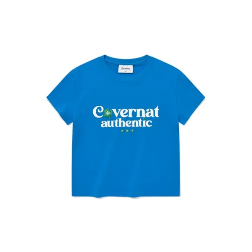 COVERNAT T-Shirts Unisex Royal Blue Color