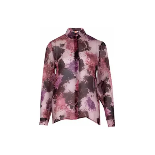 MSGM Shirts Women's Light Rose Red