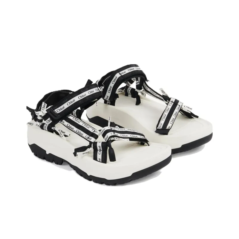 TEVA x Chloe Hurricane XLT2 Stylish Sandal Women's Black White-2