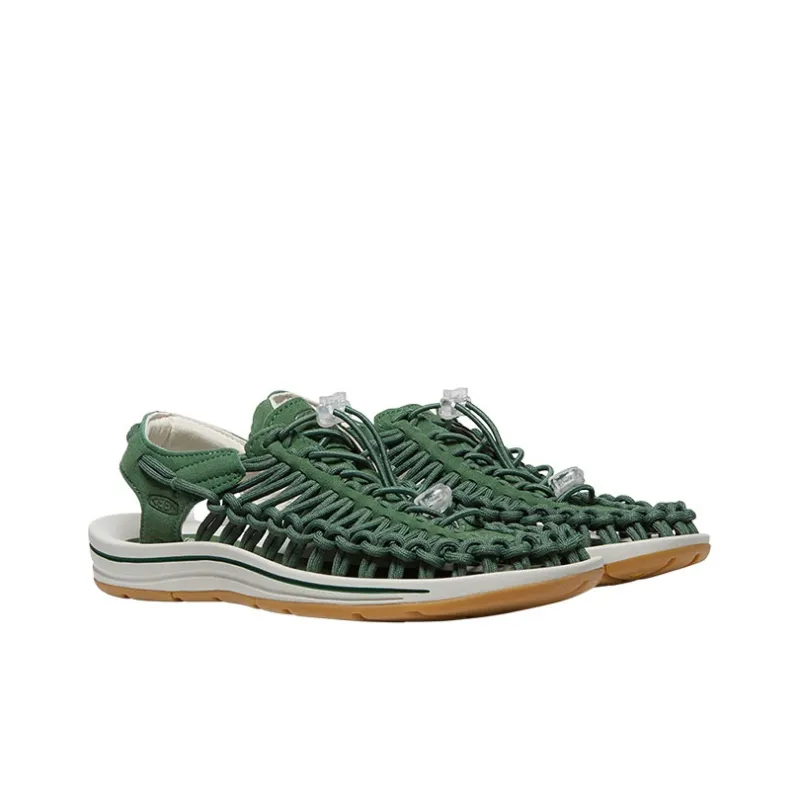 KEEN Uneek River Trekking Shoes Women's Green, White-2