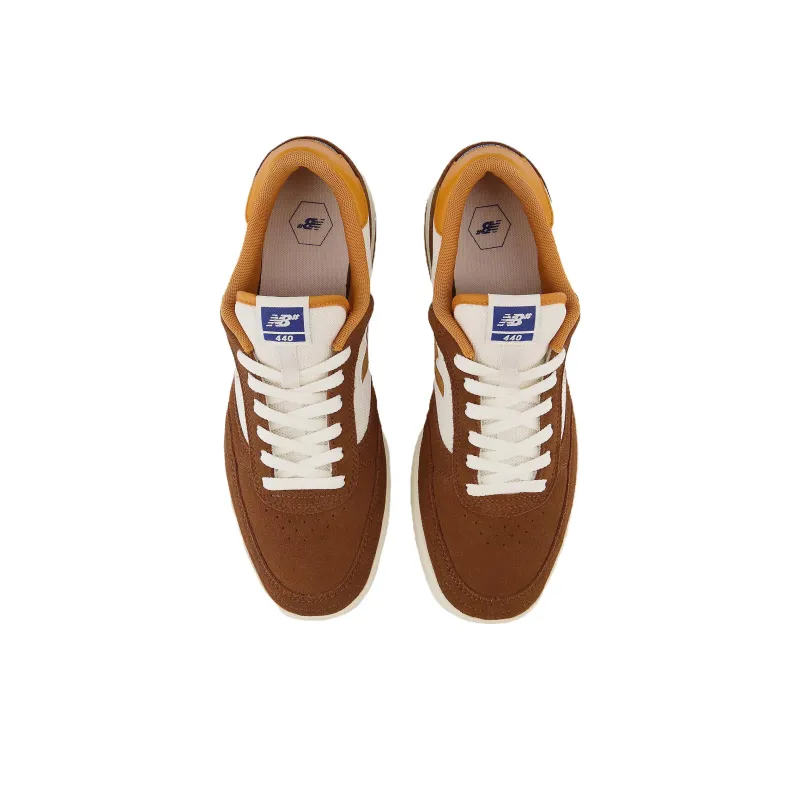 New Balance NB 440 Slip-Resistant Cushioning Abrasion-Resistant Low-Top Skateboard Shoes Unisex Beige Brown-3