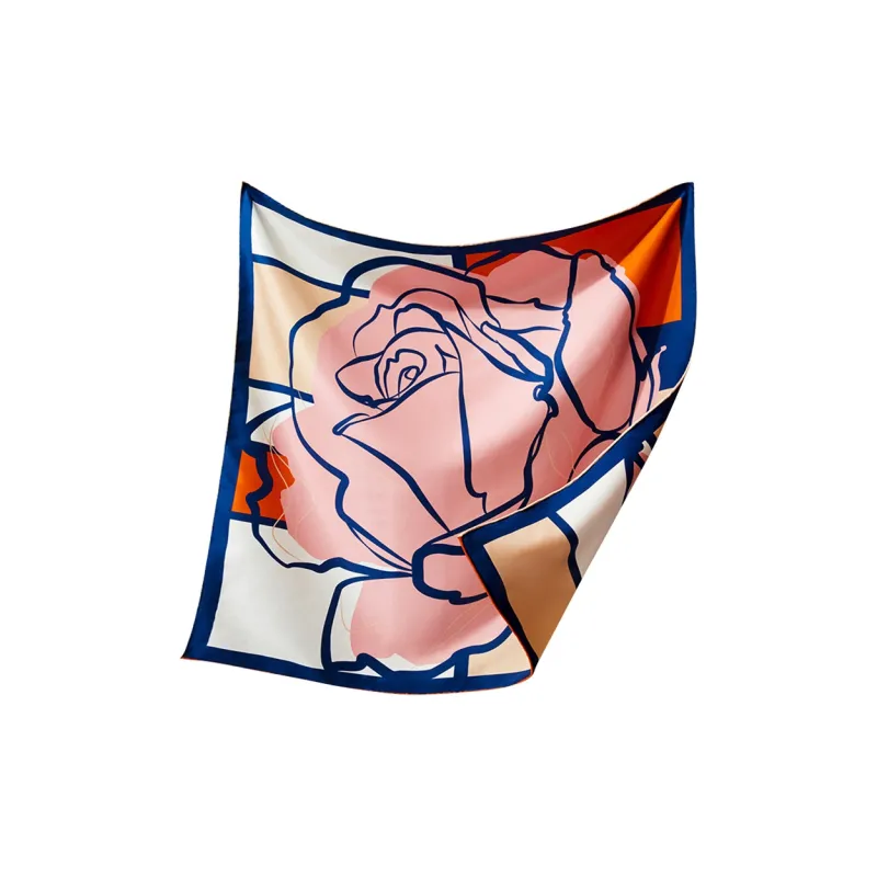WENSLI Silk Scarves Women's-1