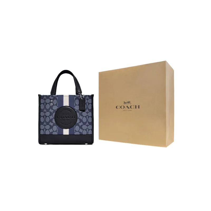 Coach Dempsey Tote 22 in Signature Jacquard with Stripe Patch-6