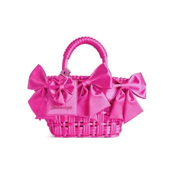 Balenciaga Women's Bistro XS Handbag Fluorescent Powder