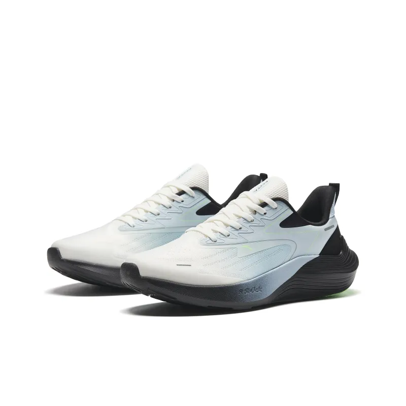 Anta New Stinger Slip Resistant, Abrasion Resistant, Lightweight Low Top Sprint Running Shoes Men's White Blue Black-2