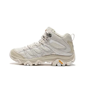 MERRELL MOAB 3 Mid Top Outdoor Shoes Men's Ecru