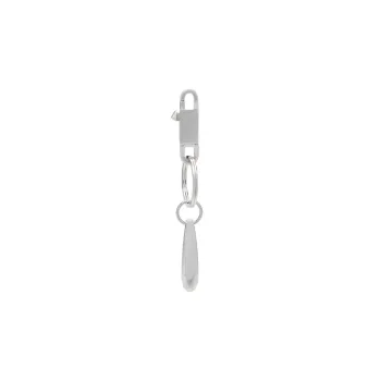 RICK OWENS Teardrop Logo engraved Keyring