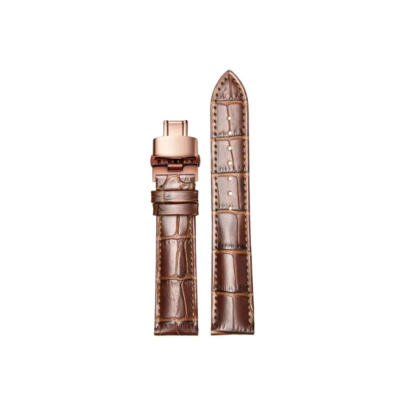 SHIRUI Accessories With Crocodile Pattern MIDO Compatibility Watch Band 20/19mm Genuine Leather Material-50