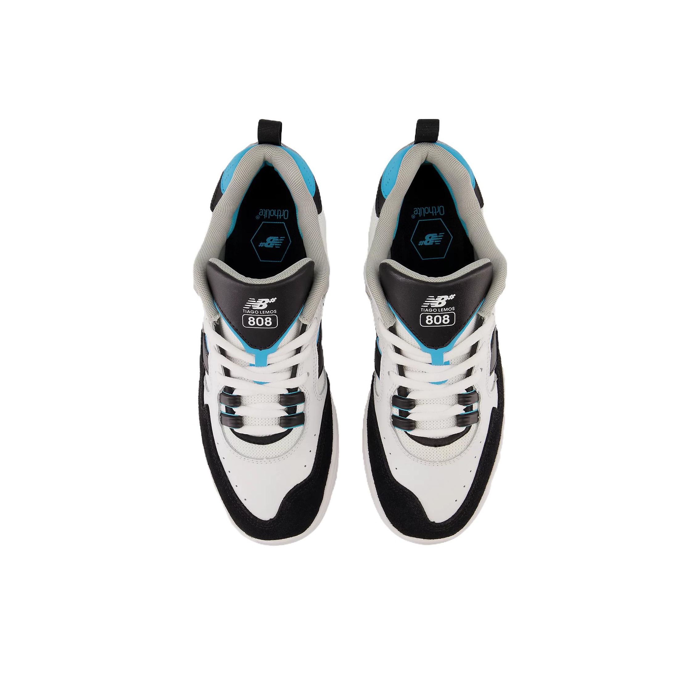 スニーカー New Balance Numeric 808 Tiago Lemos White Aqua Gum New Balance Numeric 808 Tiago Lemos White Aqua Gum - POIZON