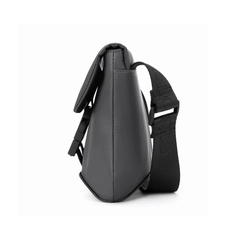 POLO Fabric Crossbody Bag, Men's Shoulder Bag Medium Size Men's Dark Gray-2