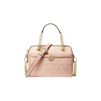 MICHAEL KORS Blaire Canvas Boston Bag Handbag Shoulder Bag Crossbody Bag Extra Mini Women's Pink